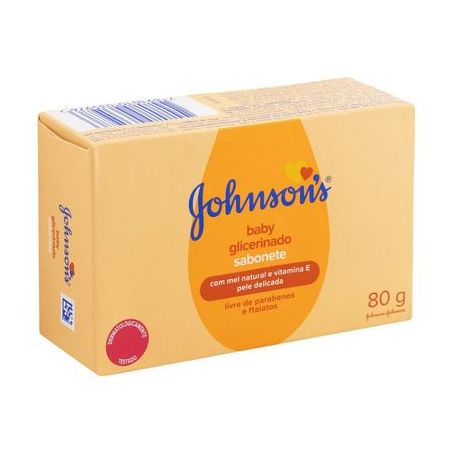 Sabonete em Barra Johnson's Baby Glicerinado  Caixa 80gr