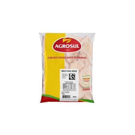 MEIO ASA FRANGO AGROSUL IQF CONG PC 1 KG