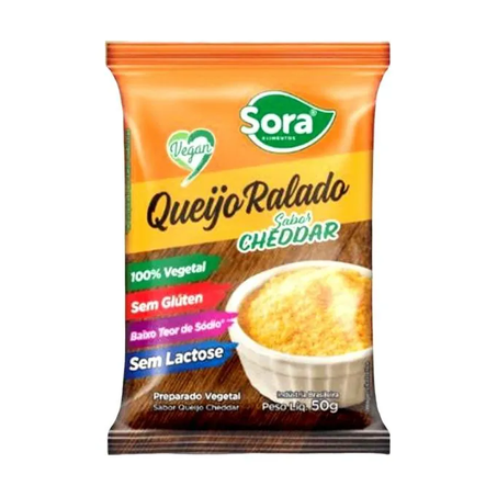 QU RAL SORA VEGETAL CHEDDAR 50G