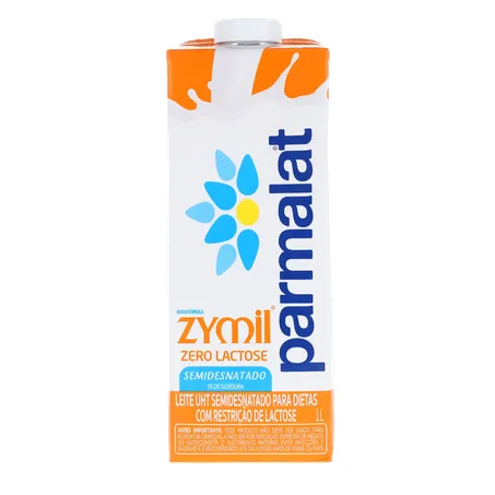 Leite Uht Parmalat Zymil Semi Desnatado Zero Lactose 1l | Koch