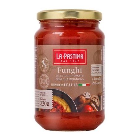Molho de Funghi (Cogumelo) La Pastina 320g
