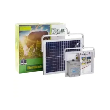 ELETRIFICADOR ZEBU ZS20 C/PLACA SOLAR E BAT