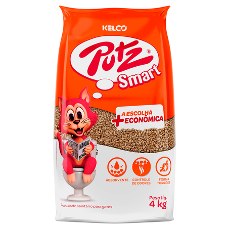 AREIA HIGIÊNICA PUTZ SMART 4KG