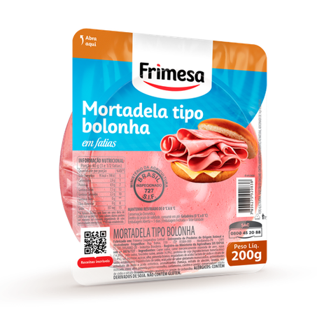 MORTADELA FRIMESA BOLOGNA 200G