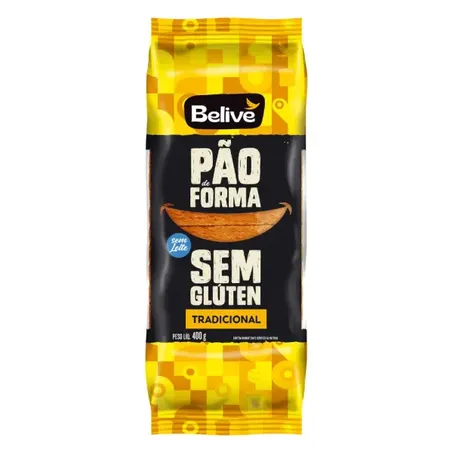 PAO FORMA BELIVE 400G S/GLUTEN TRAD