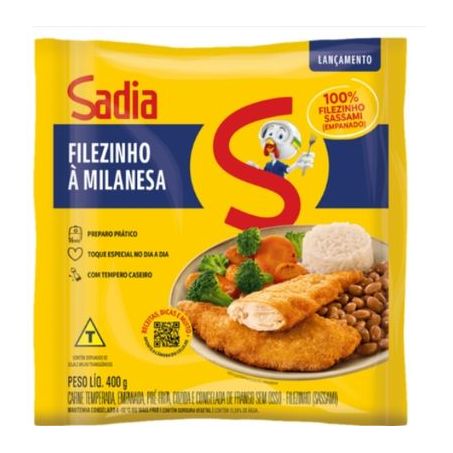 Filezinho sadia milanesa 400g