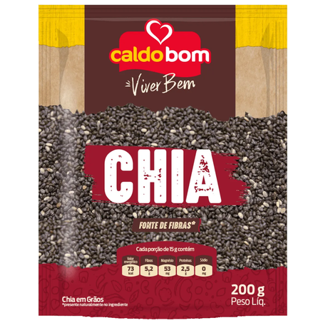 Semente de chia caldo bom 200gr