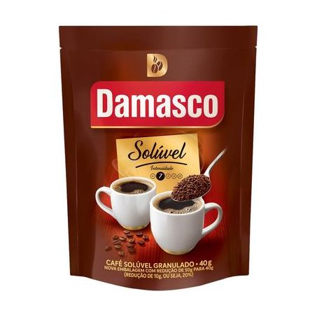 Cafe damasco soluvel 40g.