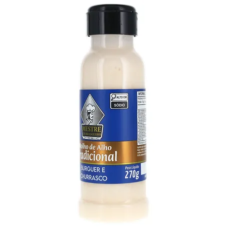 Molho mestre churrasq alho tradici 270ml 360-4