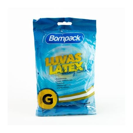 Luva bompack latex verniz tam grande