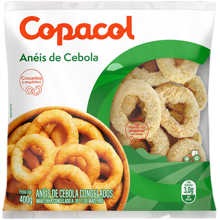 Anéis de Cebola Copacol 400g - Congelados