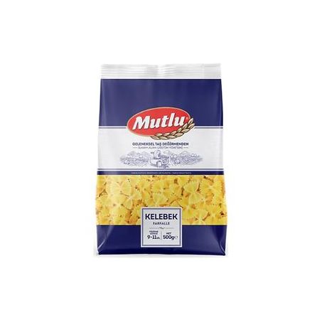 MACARRAO MUTLU SEMOLA FARFALLE