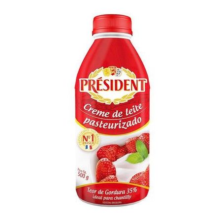 CREME DE LEITE PRESIDENT 500G PASTEURIZADO