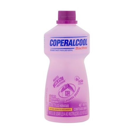 Álcool Coperalcool Lavanda Oriental Embalagem 500ML
