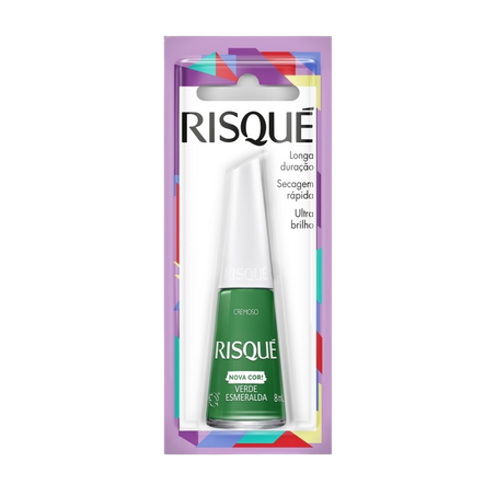 Esmalte Risque Verde Esmeralda 8ml