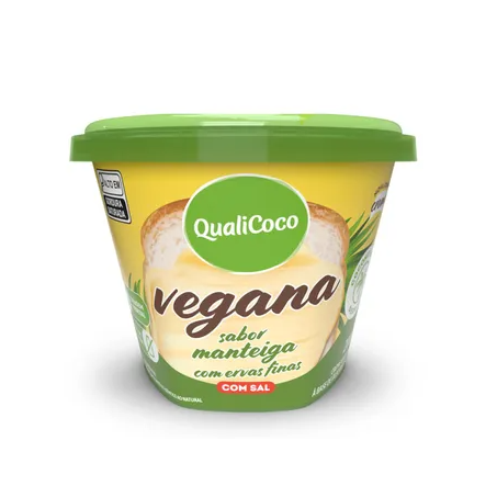 Manteiga Qualicoco Vegana Ervas Finas c/Sal 200g