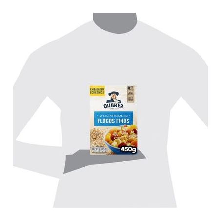 Aveia Quaker Flocos Finos Caixa 450G 360-2
