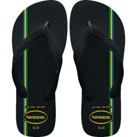 SANDÁLIA HAVAIANAS TOP BRASIL VIBES PRETO TAMANHO 41/42