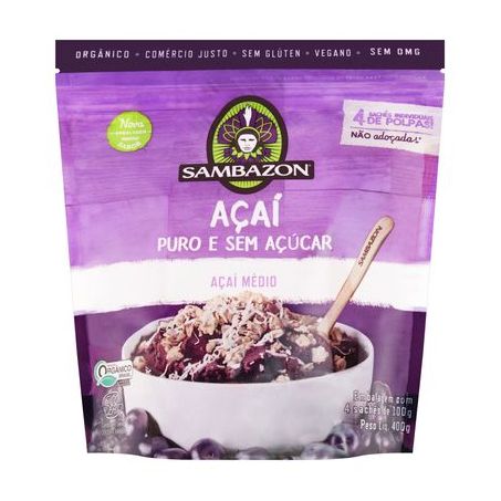 ACAI PURO ORGANICO  SAMBAZON 400G