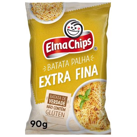 BATATA PALHA ELMA CHIPS NA MESA EXTRA FINA 90G