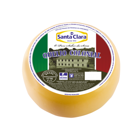 QUEIJO SANTA CLARA COLONIAL KG