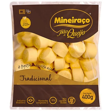 PÃO DE QUEIJO MINEIRAÇO TRADICIONAL 400G