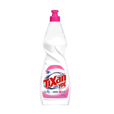 Tira Manchas Ypê Tixan Líquido Roupas Brancas Squeeze 462ml 
 