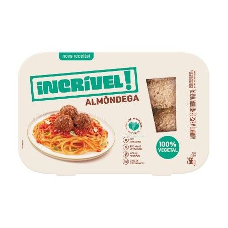 Almôndega incrível vegetal seara 256g