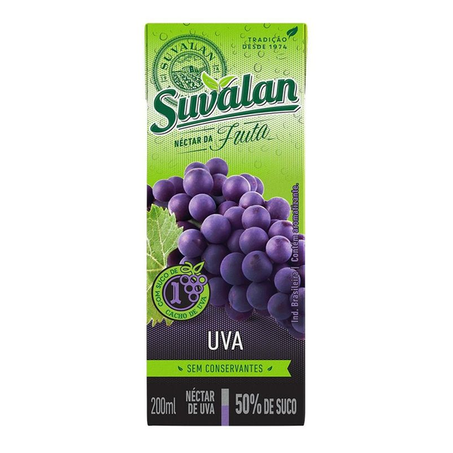 NÉCTAR SUVALAN UVA TP 200ML