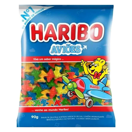 BALAS DE GELATINA AVIÕES HARIBO