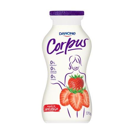 IOGURTE  CORPUS MORANGO S/ LACTOSE 170G