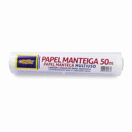 PAPEL MANTEIGA CONSERV 50MX30CM