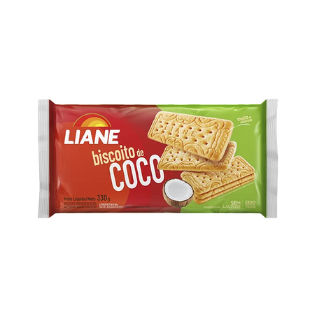 Biscoito Liane Coco 330g