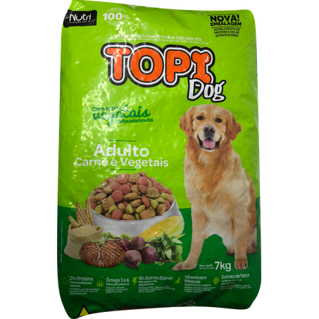 RAÇÃO TOPI DOG 7KG