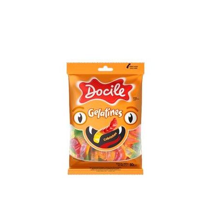 BALA GELAT COBRINHAS DOCILE 80G