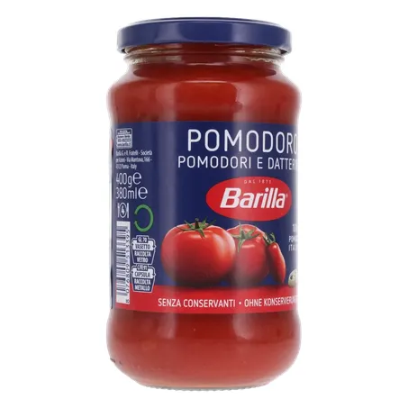 MOLHO TOMATE BARILLA POMODORO E DATTERINI 400G 360-33