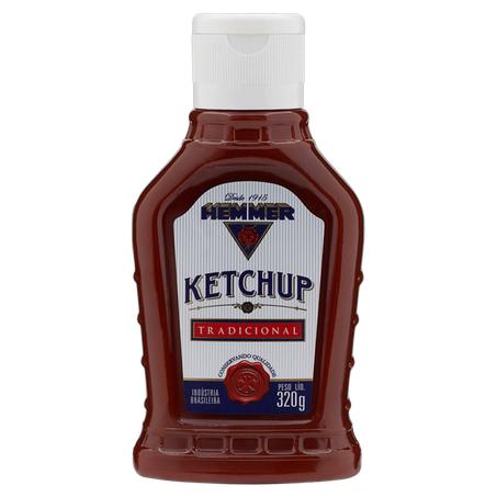 Ketchup hemmer tradicional frasco 320g
