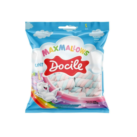 MARSHMALLOW DOCILE UNI RECHEADO 135G