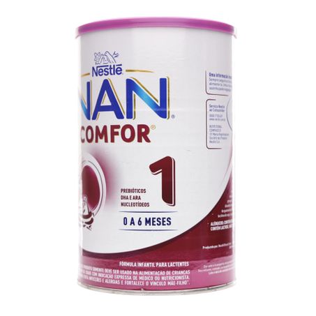 Leite nestle nan comfort 1 0 à 6 meses 1.2kg 360-6