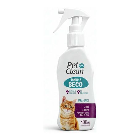 SPRAY PET CLEAN BANHO A SECO PARA GATO 300ML