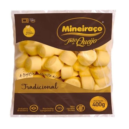 Pao queijo mineiraco tradicional 400g