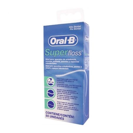 Fio Dental Oral-b Super Floss Embalagem 50M