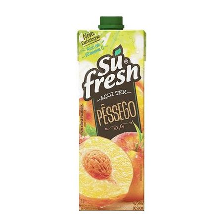Suco su fresh 1lt ppb pessego
