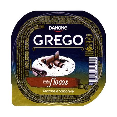 Iogurte grego flocos danone 90g