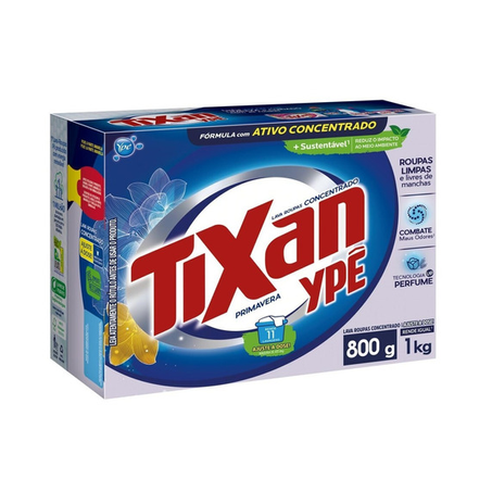 SABÃO PÓ TIXAN YPÊ PRIMAVERA CX 800G