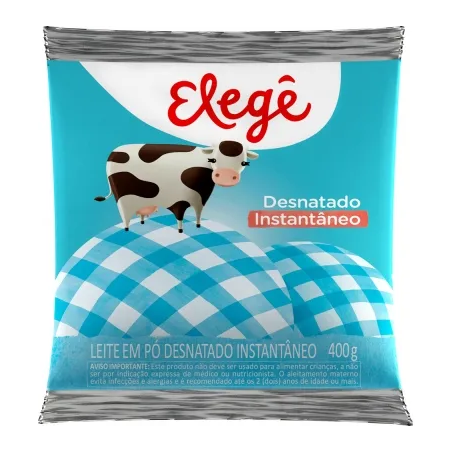 LEITE EM PÓ ELEGE DESNATADO SC 400G