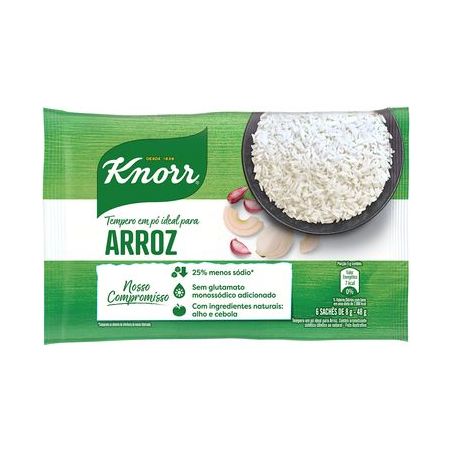 Tempero Knorr Meu Arroz Alho E Cebola 48G