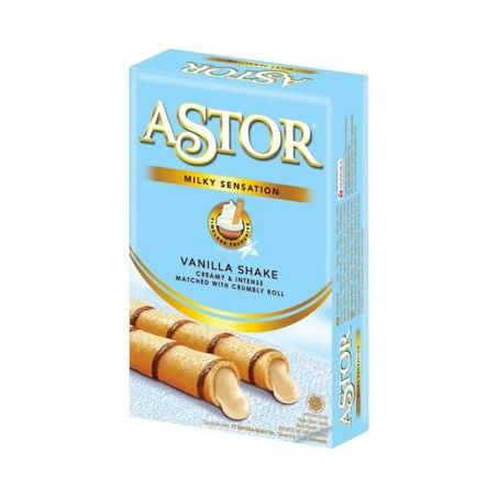 Biscoito wafer recheado astor creme de baunilha 40g
