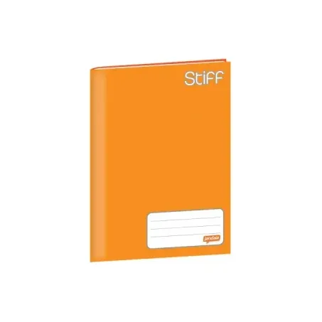 	 CADERNO 1.4 BROCHURA CD JANDAIA STIFF 48F LARANJA