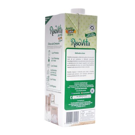 Bebida de Arroz Risovita Original Caixa 1L 360-40